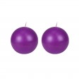 4 Inch Purple Ball Candles (2pc/Box)