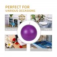 4 Inch Purple Ball Candles (2pc/Box)