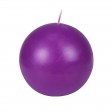 4 Inch Purple Ball Candles (12pcs/Case) Bulk