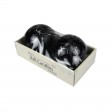 4 Inch Black Ball Candles (2pc/Box)