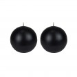 4 Inch Black Ball Candles (2pc/Box)