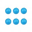 3 Inch Turquoise Ball Candles (6pc/Box)
