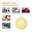 2 Inch Ivory Ball Candles (12pc/Box)