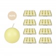 2 Inch Ivory Ball Candles (96pc/Case) Bulk