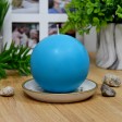 4 Inch Turquoise Ball Candles (2pc/Box)
