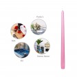12 Inch Pink Taper Candles (144pcs/Case) Bulk