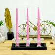 12 Inch Pink Taper Candles (1 Dozen)