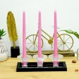 12 Inch Pink Taper Candles (144pcs/Case) Bulk