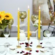12 Inch Yellow Taper Candles (144pcs/Case) Bulk