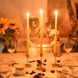 12 Inch Yellow Taper Candles (144pcs/Case) Bulk