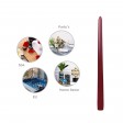 12 Inch Burgundy Taper Candles (144pcs/Case) Bulk