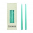 12 Inch Aqua Taper Candles (144pcs/Case) Bulk