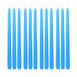 12 Inch Light Blue Taper Candles (144pcs/Case) Bulk