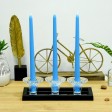 12 Inch Light Blue Taper Candles (144pcs/Case) Bulk