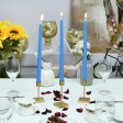 12 Inch Light Blue Taper Candles (144pcs/Case) Bulk