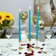 12 Inch Turquoise Taper Candles (1 Dozen)