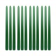 12 Inch Hunter Green Taper Candles (1 Dozen)