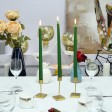 12 Inch Hunter Green Taper Candles (1 Dozen)