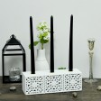12 Inch Black Taper Candles (144pcs/Case) Bulk