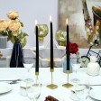 12 Inch Black Taper Candles (144pcs/Case) Bulk