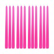 12 Inch Hot Pink Taper Candles (144pcs/Case) Bulk