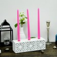 12 Inch Hot Pink Taper Candles (1 Dozen)