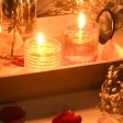 1.75 Inch Clear Yellow Gel Floating Candles (12pc/Box)