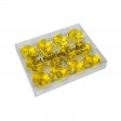1.75 Inch Clear Yellow Gel Floating Candles (12pc/Box)