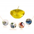 1.75 Inch Clear Yellow Gel Floating Candles (12pc/Box)