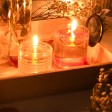 1.75 Inch Clear Orange Gel Floating Candles (12pc/Box)