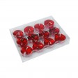 1.75 Inch Clear Red Gel Floating Candles (12pc/Box)