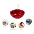 1.75 Inch Clear Red Gel Floating Candles (144pcs/Case) Bulk