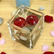 1.75 Inch Clear Red Gel Floating Candles (144pcs/Case) Bulk