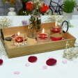 1.75 Inch Clear Red Gel Floating Candles (12pc/Box)