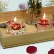 1.75 Inch Clear Red Gel Floating Candles (12pc/Box)