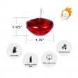 1.75 Inch Clear Red Gel Floating Candles (12pc/Box)