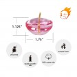 1.75 Inch Clear Light Rose Gel Floating Candles (144pcs/Case) Bulk