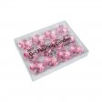 1.75 Inch Clear Light Rose Gel Floating Candles (144pcs/Case) Bulk