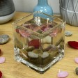 1.75 Inch Clear Light Rose Gel Floating Candles (144pcs/Case) Bulk