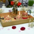 1.75 Inch Clear Light Rose Gel Floating Candles (144pcs/Case) Bulk