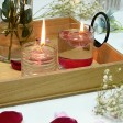 1.75 Inch Clear Light Rose Gel Floating Candles (144pcs/Case) Bulk
