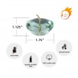 1.75 Inch Clear Aqua Gel Floating Candles (144pcs/Case) Bulk