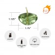 1.75 Inch Clear Sage Green Gel Floating Candles (12pc/Box)