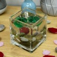 1.75 Inch Clear Hunter Green Gel Floating Candles (12pc/Box)