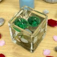 1.75 Inch Clear Hunter Green Gel Floating Candles (12pc/Box)