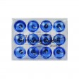 1.75 Inch Clear Blue Gel Floating Candles (12pc/Box)
