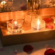1.75 Inch Clear Blue Gel Floating Candles (12pc/Box)