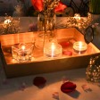 1.75 Inch Clear Blue Gel Floating Candles (12pc/Box)
