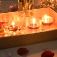 1.75 Inch Clear Brown Gel Floating Candles (12pc/Box)