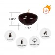1.75 Inch Clear Brown Gel Floating Candles (12pc/Box)
